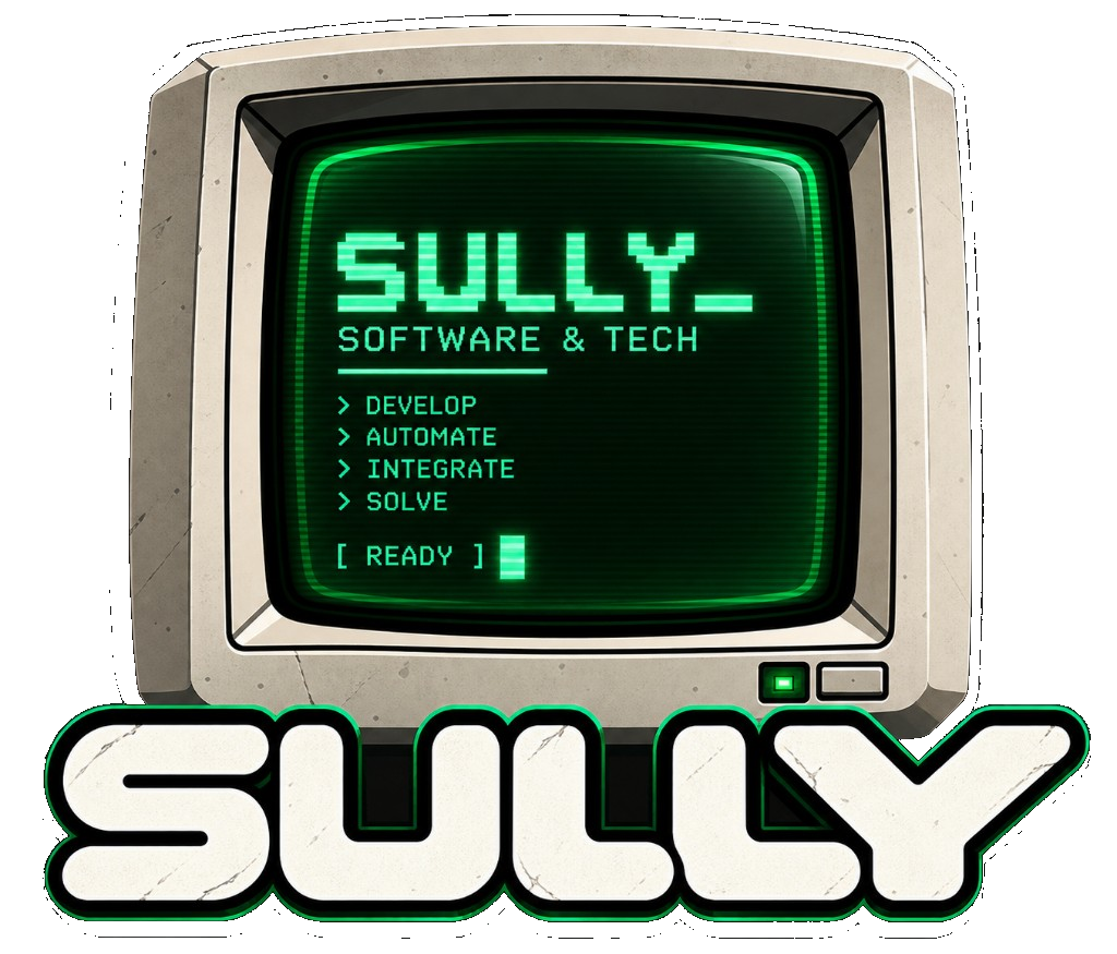 Selo Sully Software & Tech: develop, automate, integrate, solve.